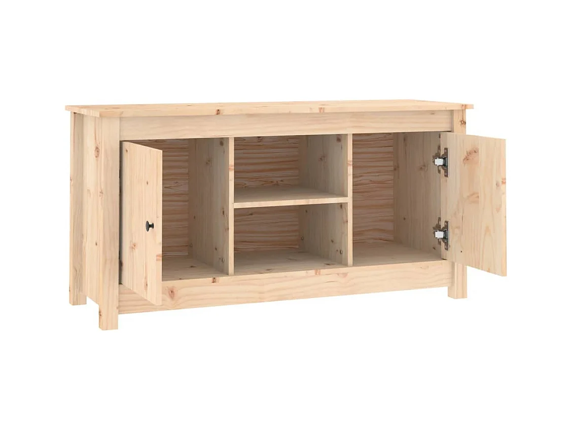 Mobile TV 103x36,5x52 cm Legno massello di pino
