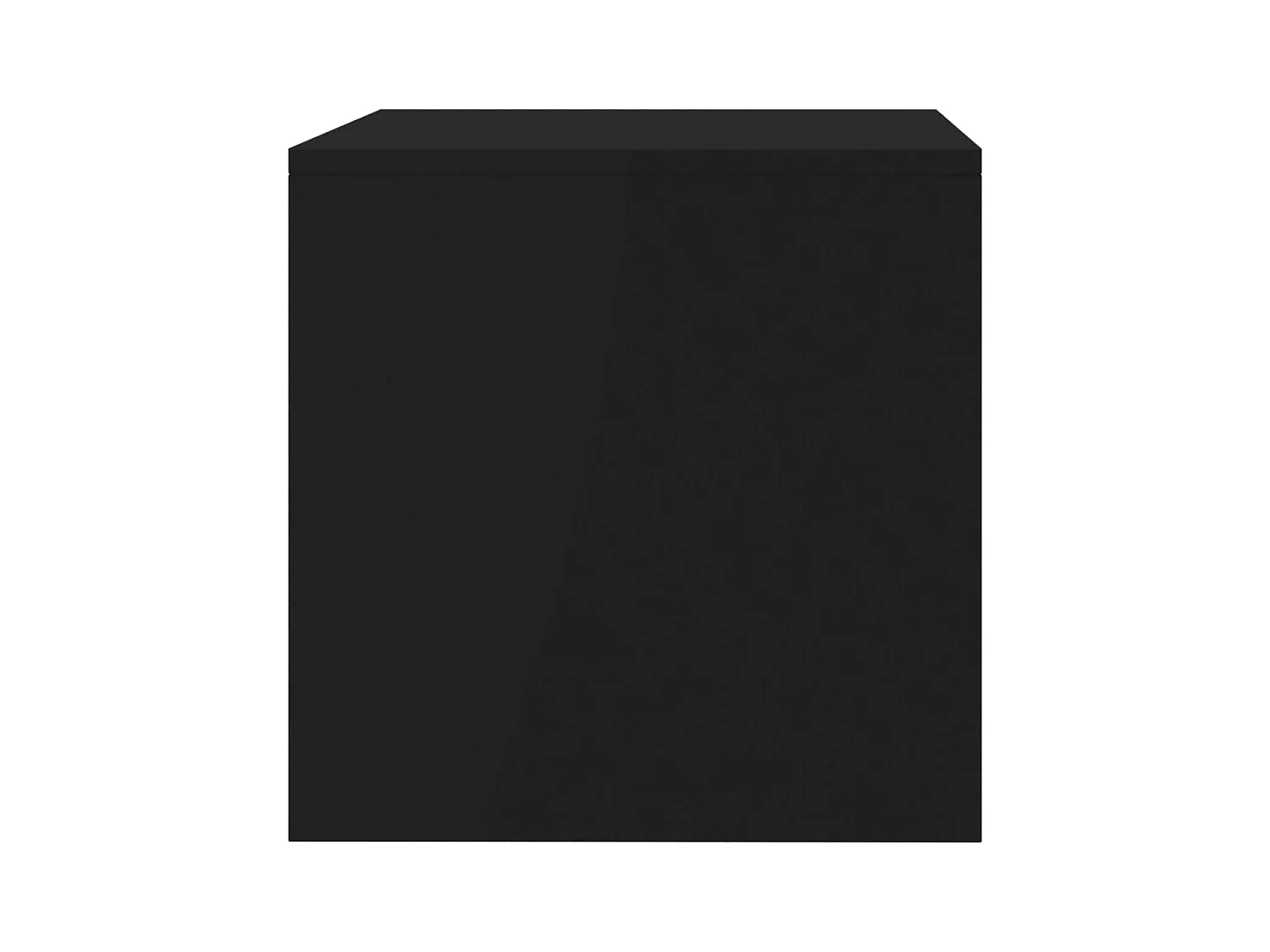 Meuble TV Noir 80x40x40 cm Bois d’ingénierie