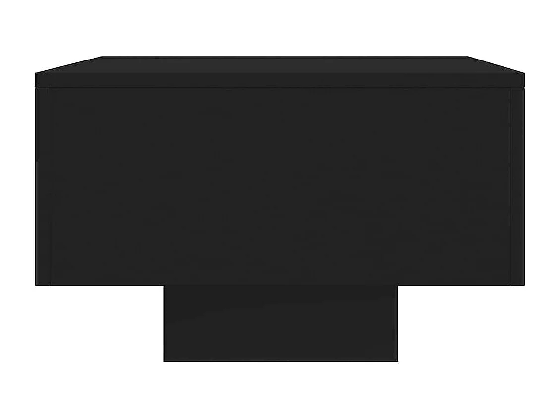 Table basse noir 100x49,5x31 cm bois d'ingénierie