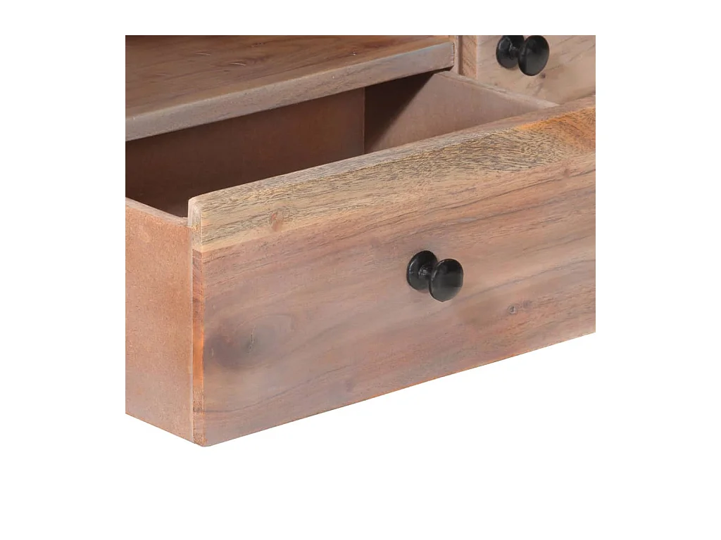 Meuble TV 118x30x40 cm Bois d'acacia massif