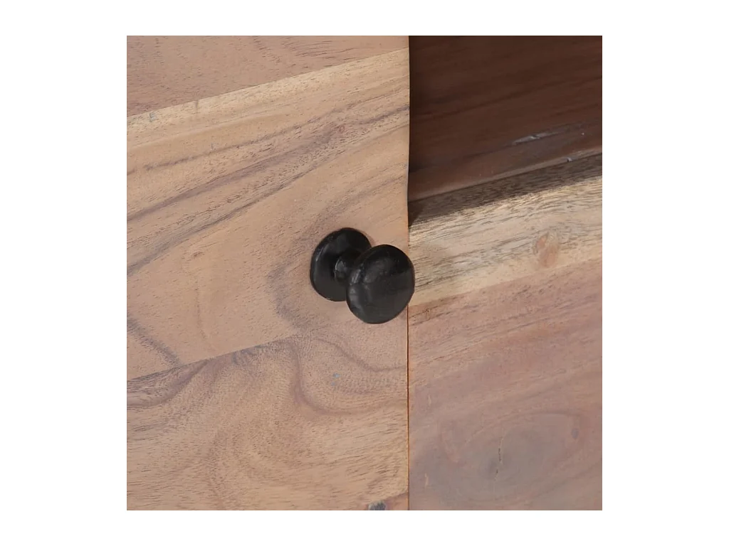 Meuble TV 118x30x40 cm Bois d'acacia massif