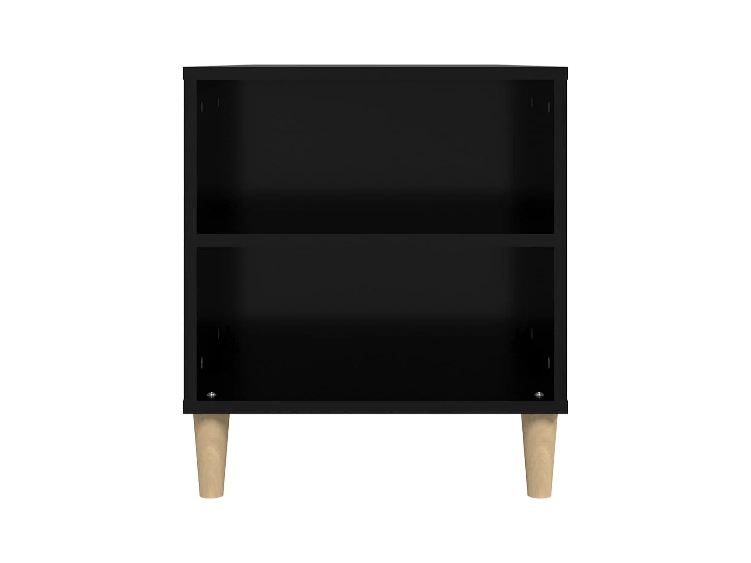 Meuble TV Noir 102x44,5x50 cm Bois d'ingénierie