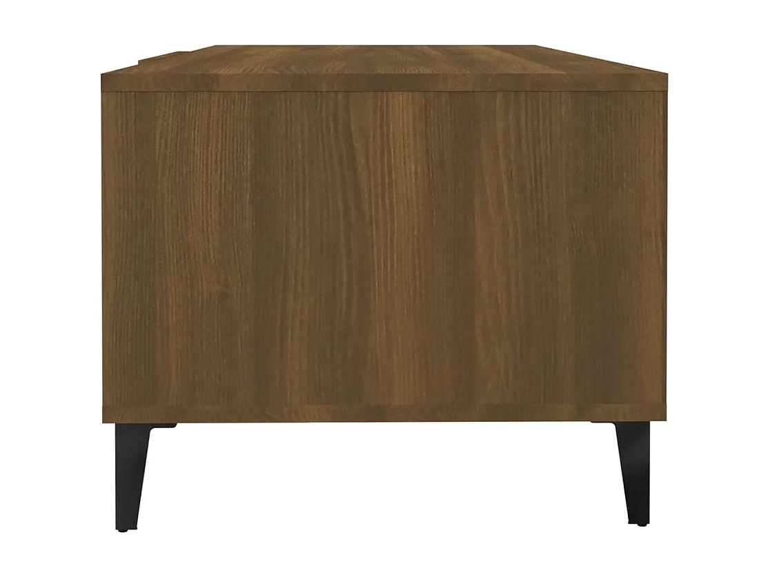 Table basse Chêne marron 102x50x40 cm Bois d'ingénierie
