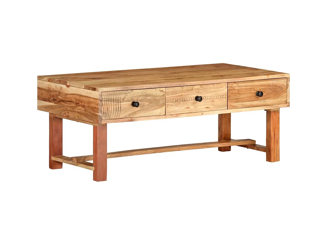 Table basse 100x50x40 cm Bois d'acacia massif