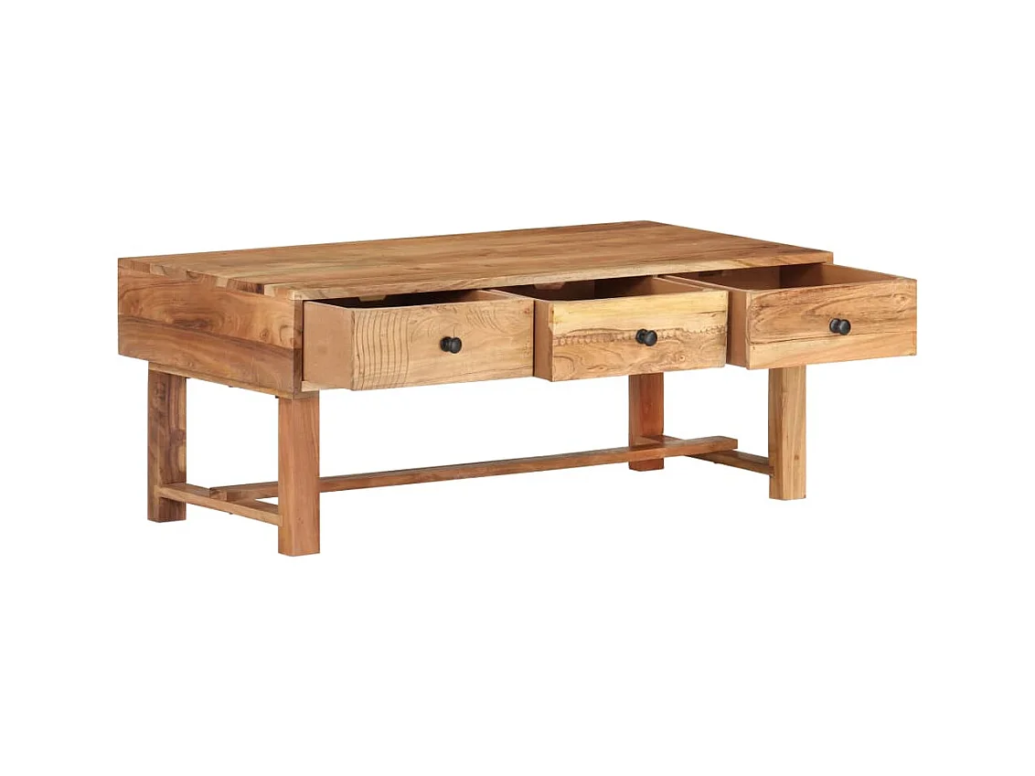 Table basse 100x50x40 cm Bois d'acacia massif