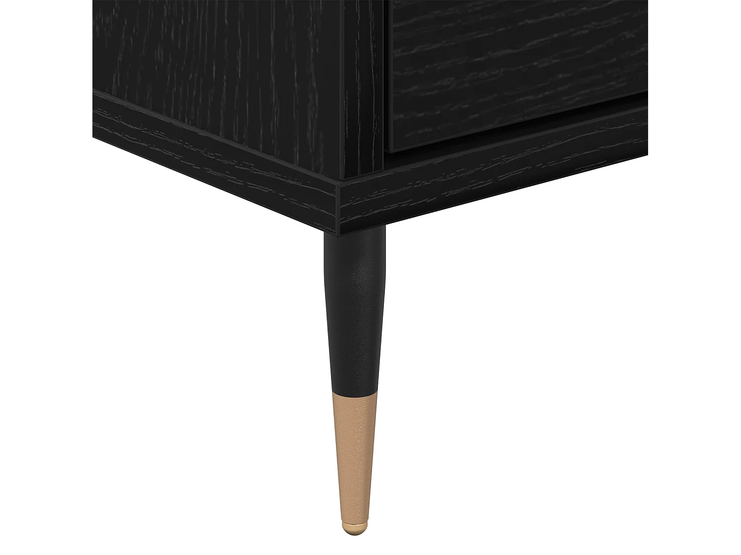 Meuble TV Chêne noir 150x30x44,5 cm Bois d'ingénierie