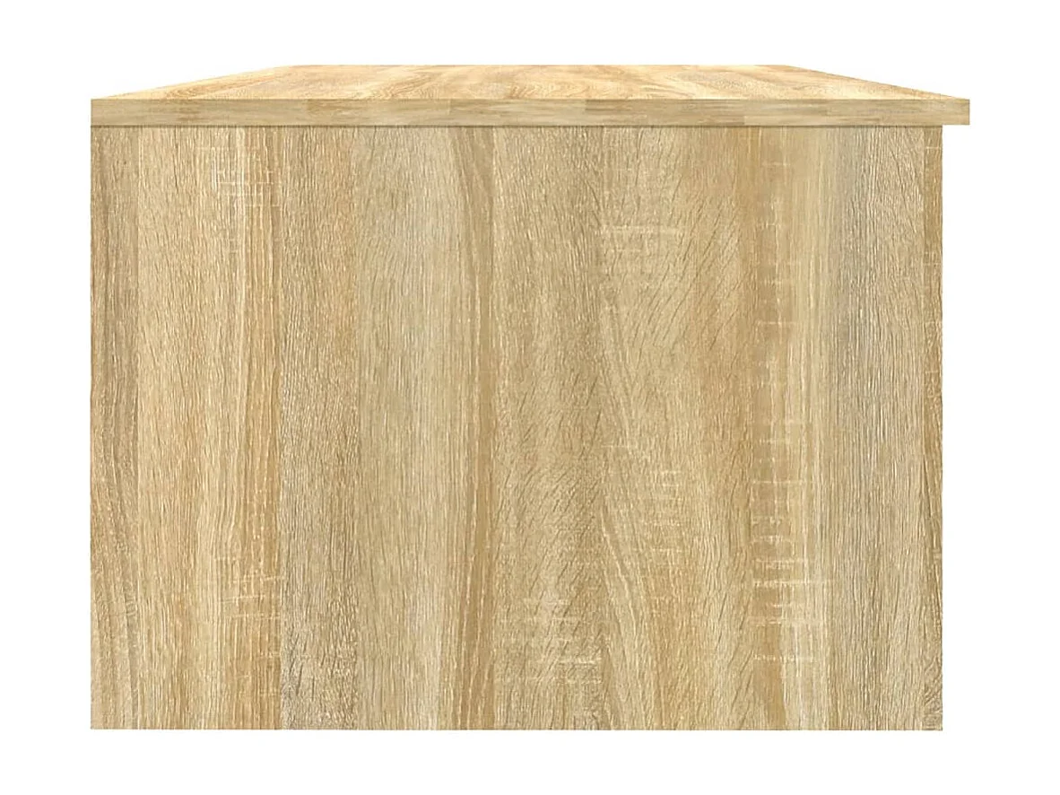 Table basse chêne sonoma 102x50x36 cm bois d'ingénierie