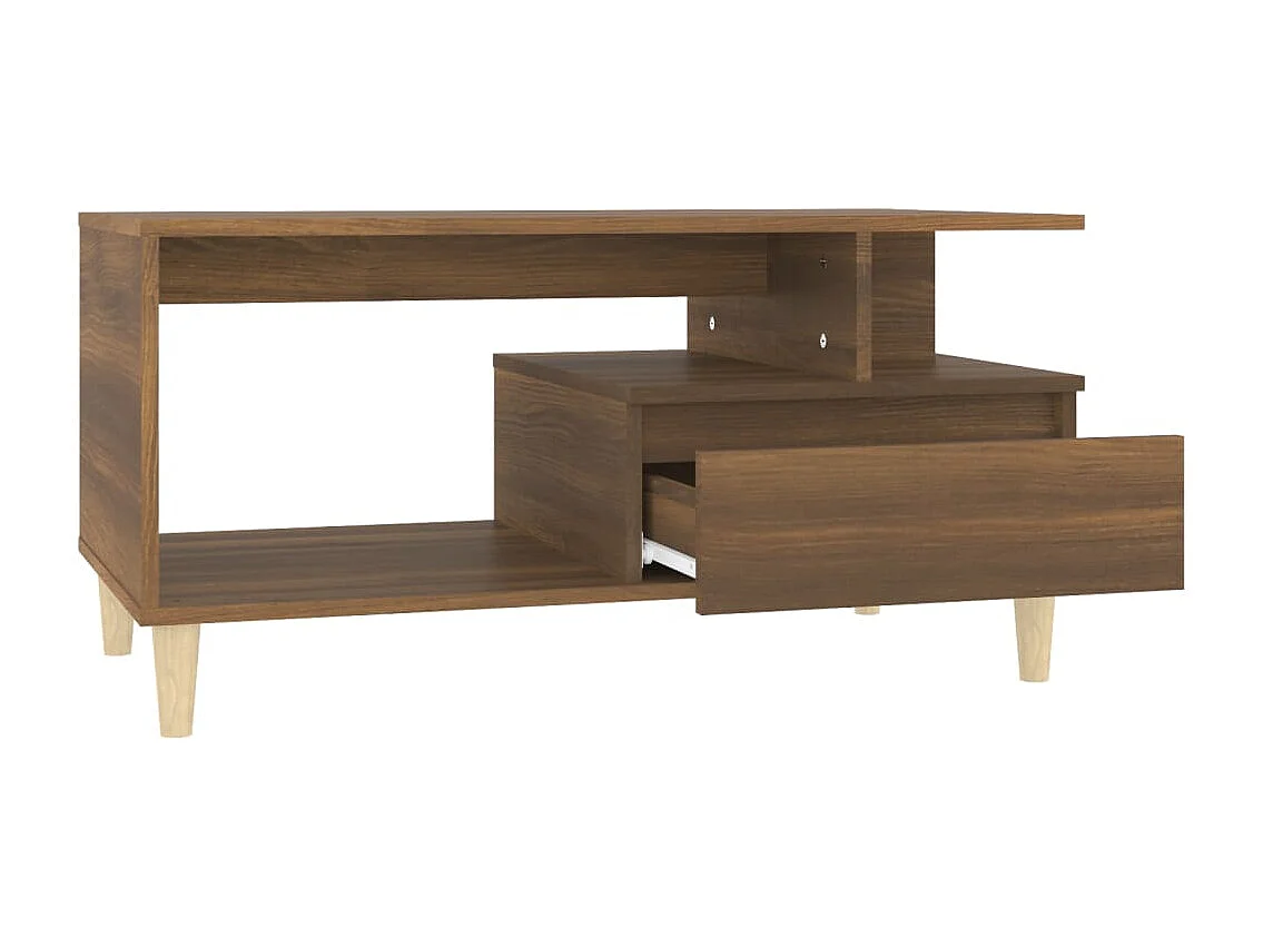 Couchtisch Braune Eiche 90x49x45 cm Holzwerkstoff