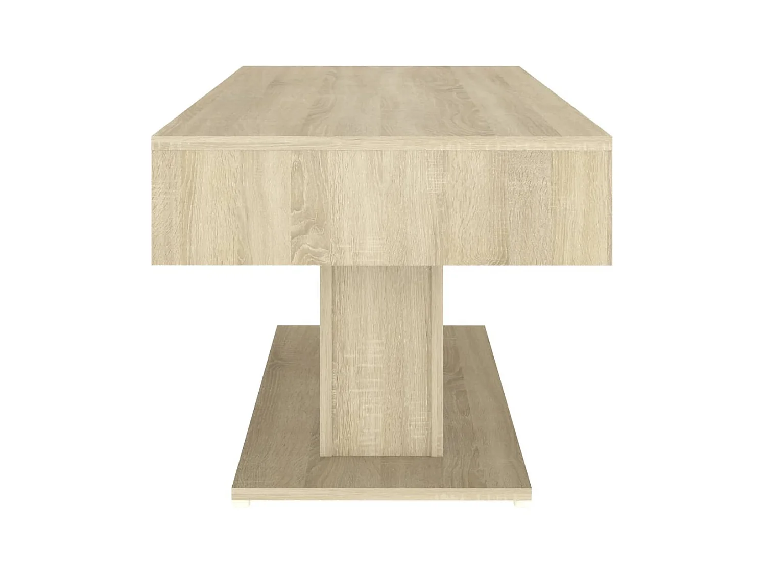 Table basse chêne sonoma 96x50x45 cm bois d'ingénierie