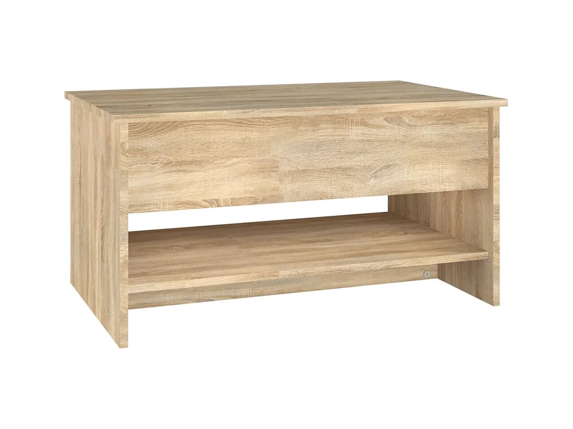 Table basse Chêne sonoma 80x50x40 cm Bois d'ingénierie