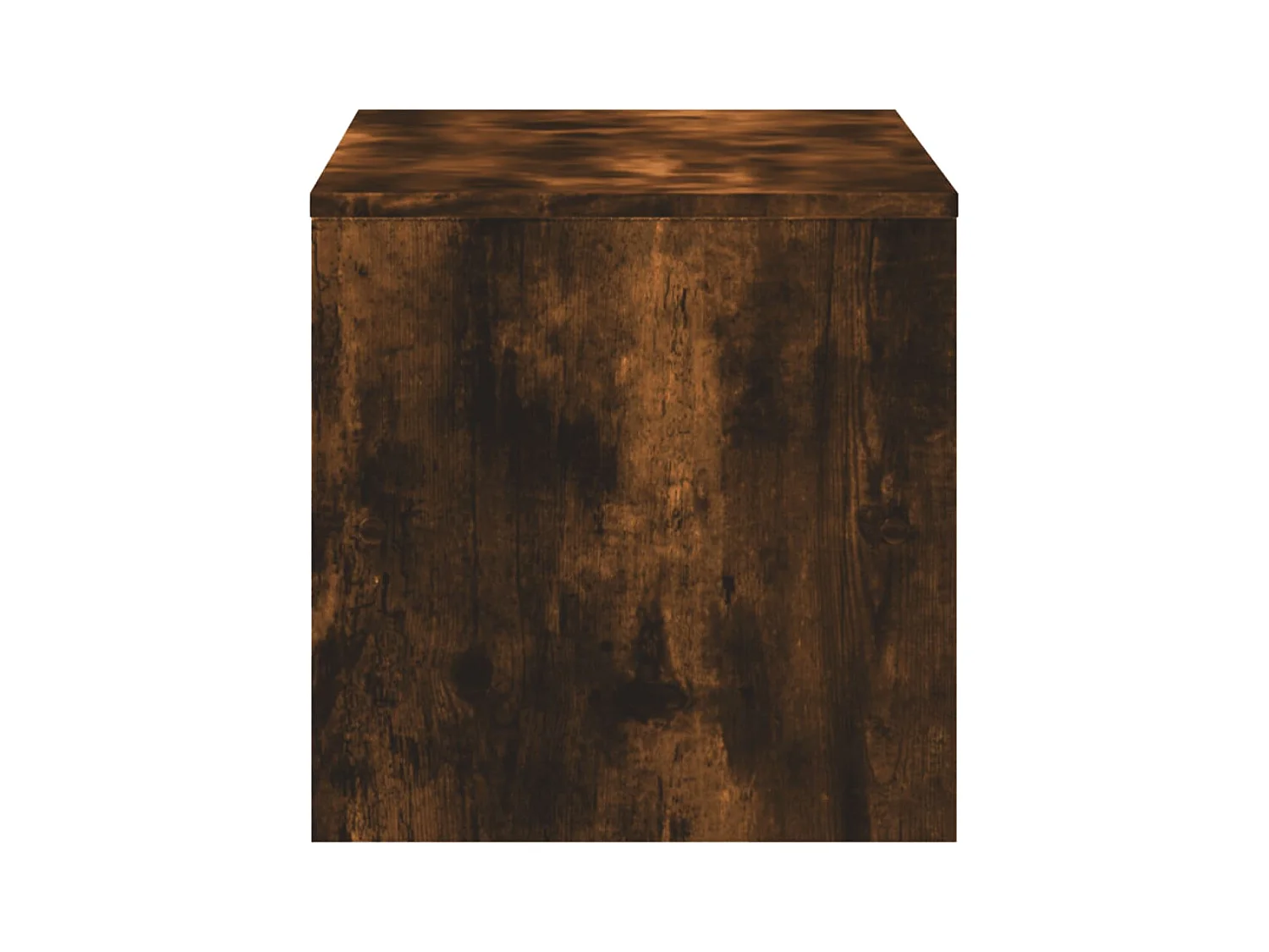 Meuble TV chêne fumé 120x40x40 cm bois d'ingénierie