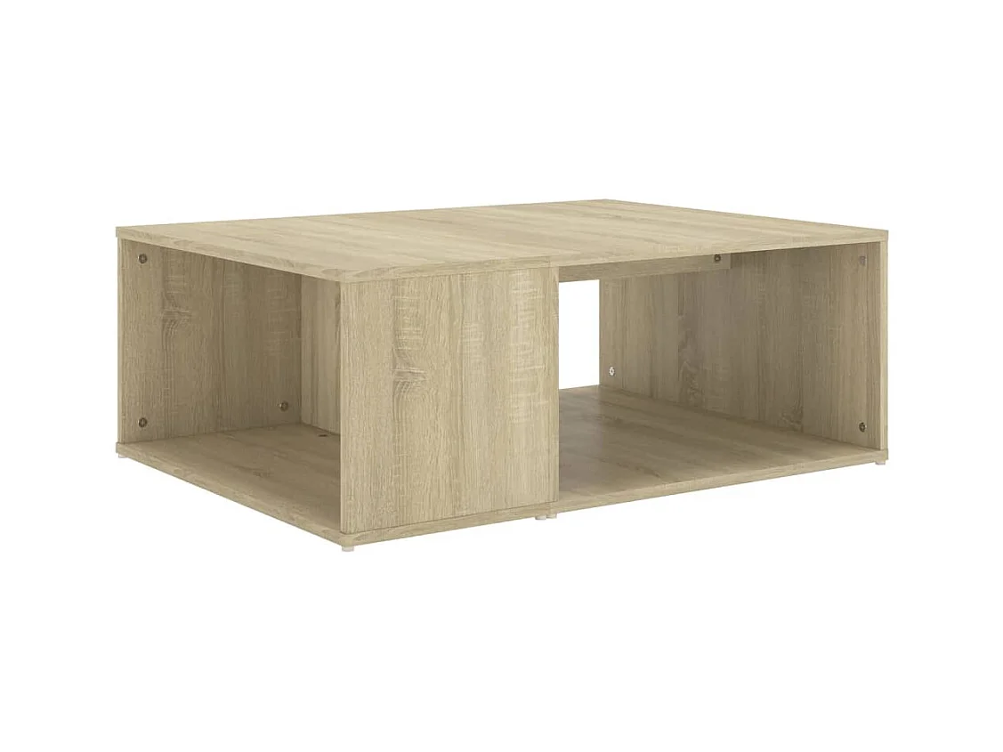 Table basse chêne sonoma 90x67x33 cm bois d'ingénierie