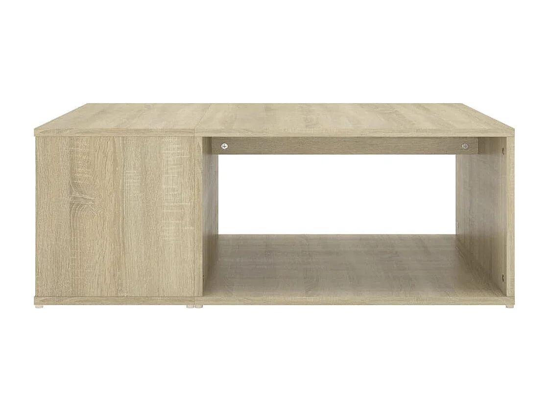 Tavolino da caffè in rovere Sonoma 90x67x33 cm in legno ingegnerizzato