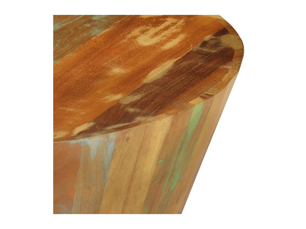 Salontafel Ø65x31 cm Massief gerecycled hout
