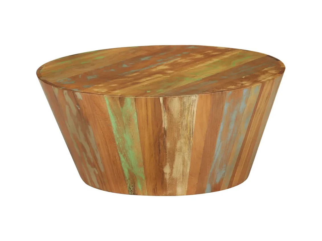 Salontafel Ø65x31 cm Massief gerecycled hout