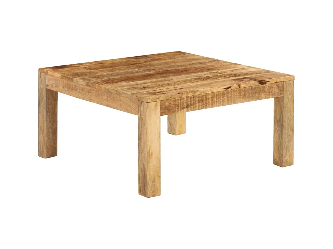 Salontafel 80x80x40 cm Massief mangohout
