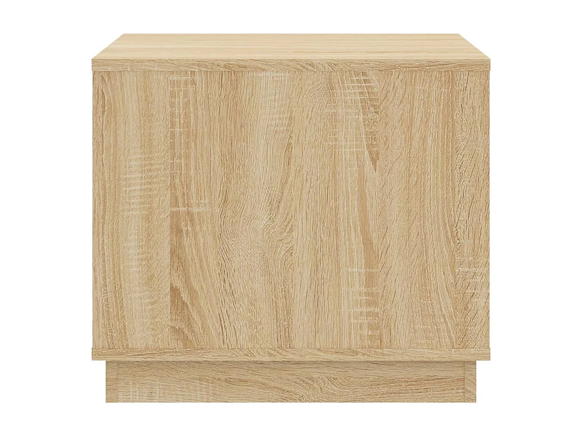 Table basse chêne sonoma 51x50x44 cm bois d'ingénierie