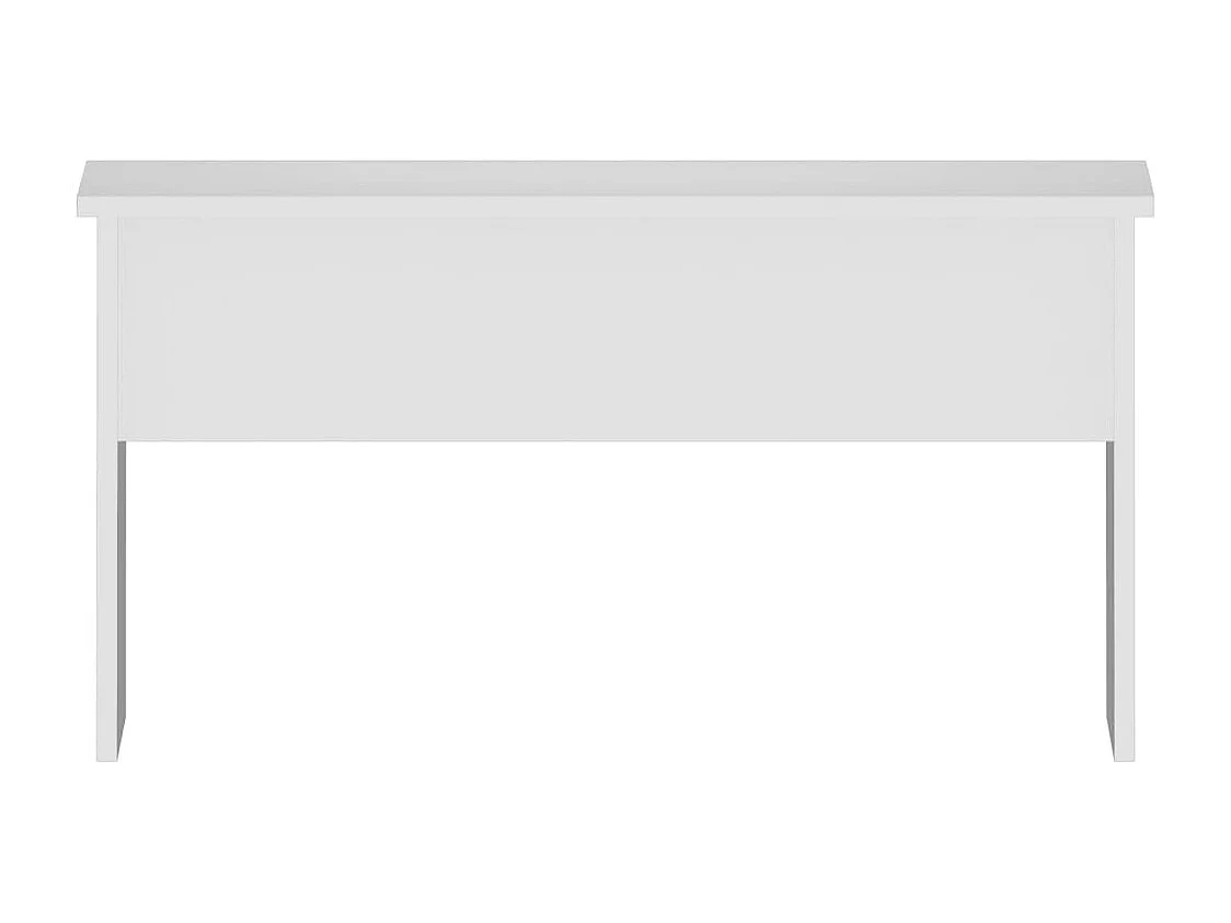 Table basse Blanc 80x50,5x41,5 cm Bois d'ingénierie