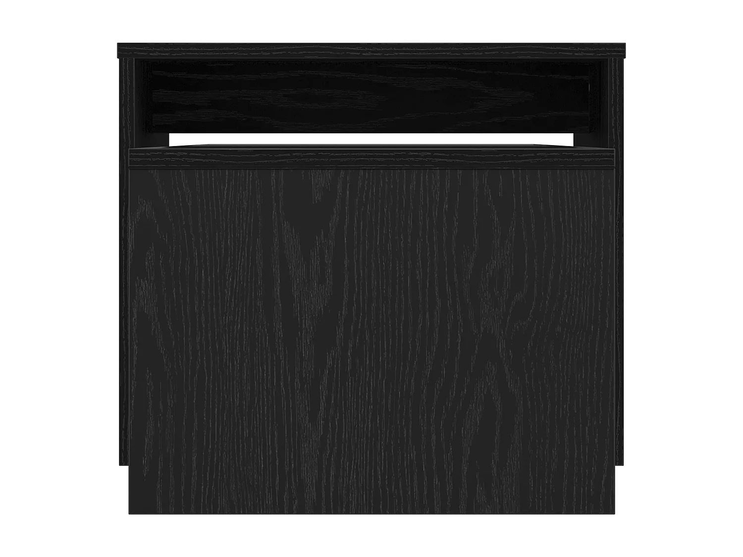 Tableaux de salon Noir Chêne 100x48x40 cm en bois reconstitué