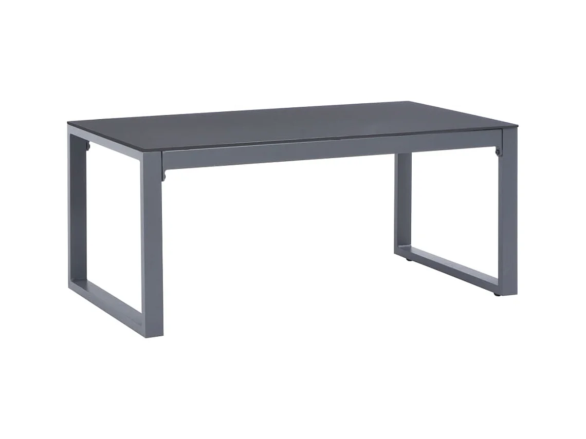 Table basse 90x50x40 cm Aluminium
