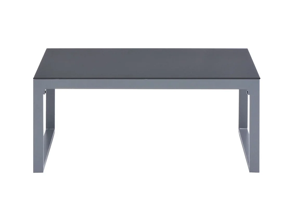 Table basse 90x50x40 cm Aluminium