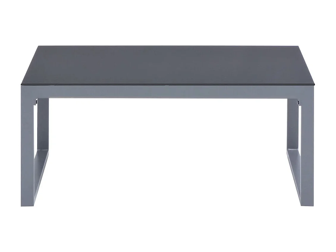 Table basse 90x50x40 cm Aluminium