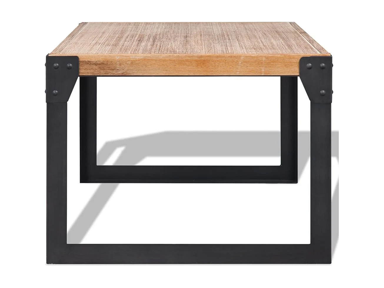 Table basse bois d'acacia massif 100x60x45 cm