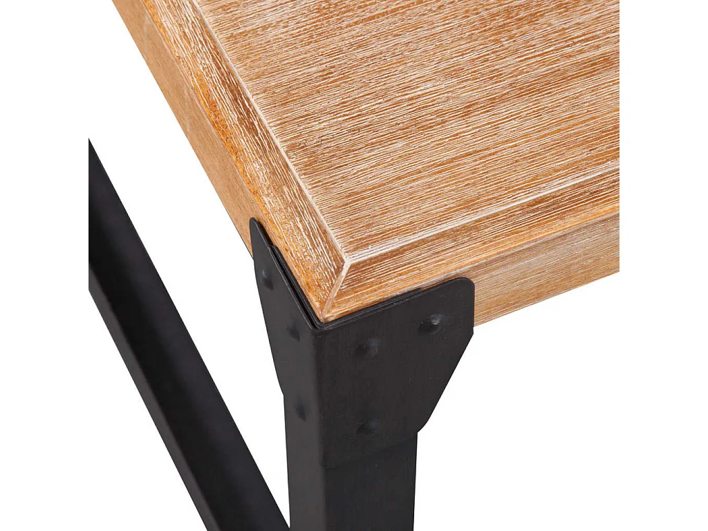 Table basse bois d'acacia massif 100x60x45 cm