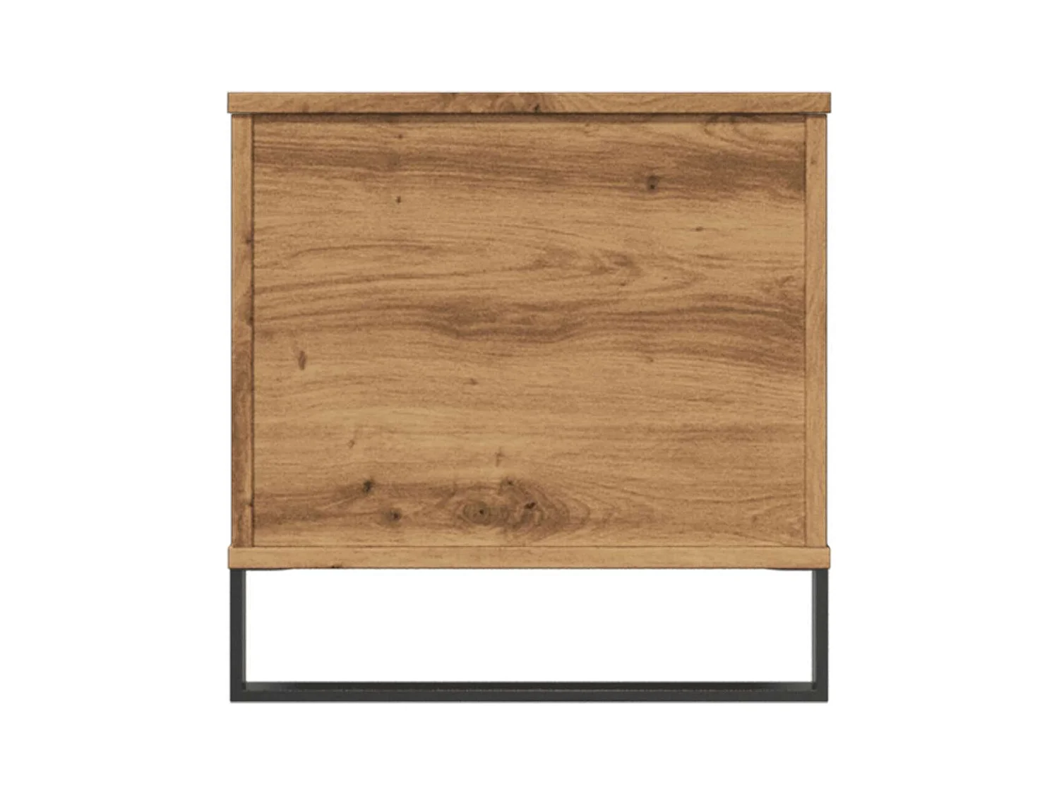 Table basse chêne artisanal 90x44,5x45 cm bois d'ingénierie