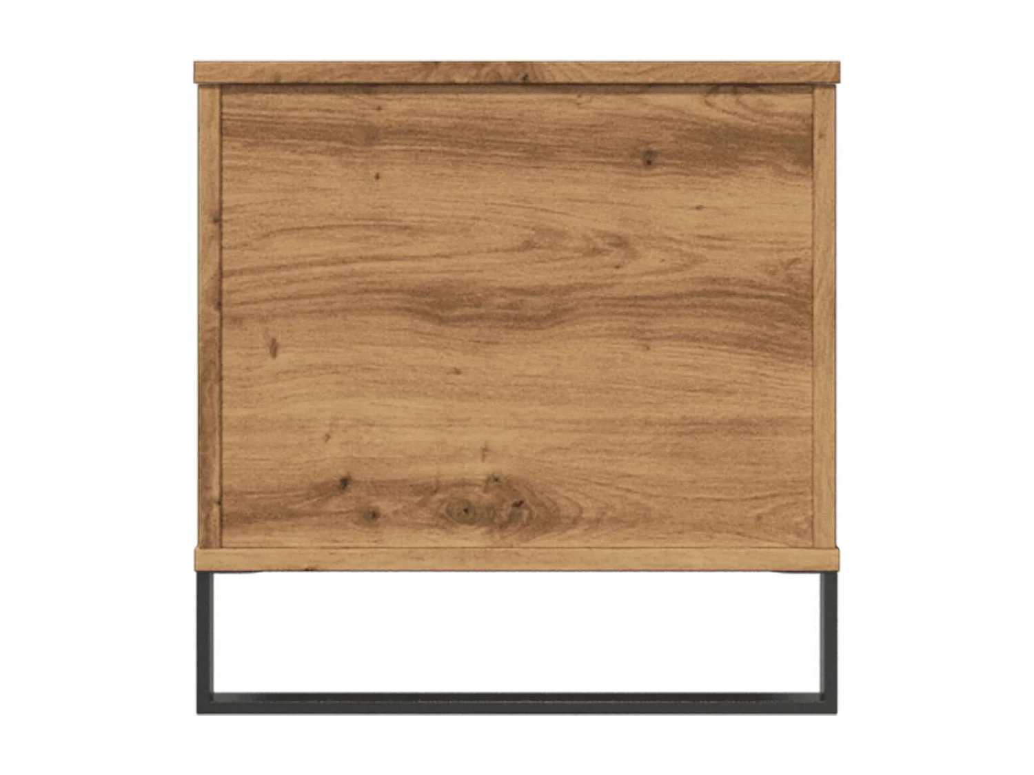 Table basse chêne artisanal 90x44,5x45 cm bois d'ingénierie