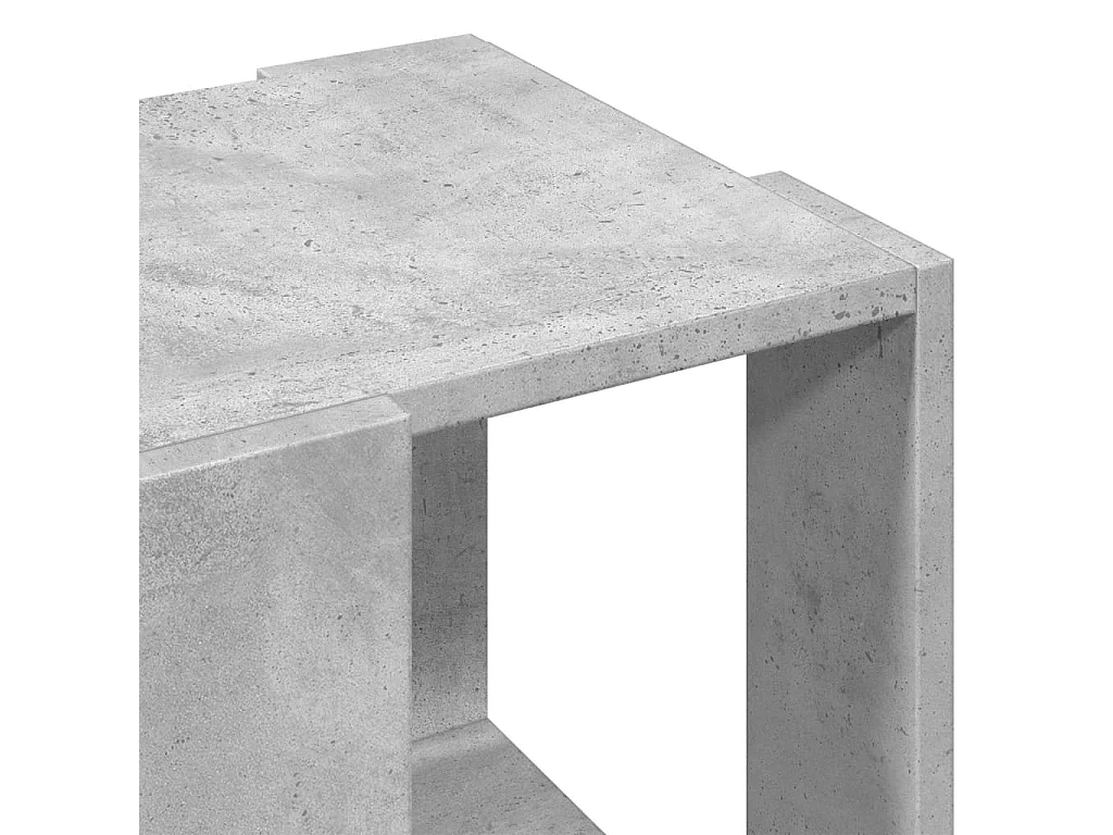 Betongrauer Couchtisch 32x32x30 cm Holzwerkstoff