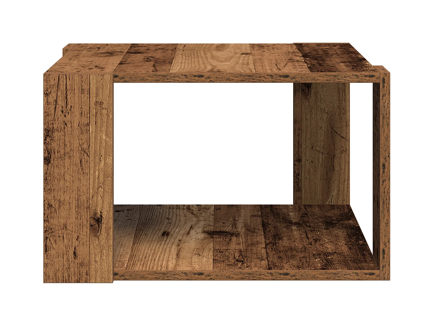 Table Basse Bois Ancien 51,5x51,5x30 cm Bois Aggloméré