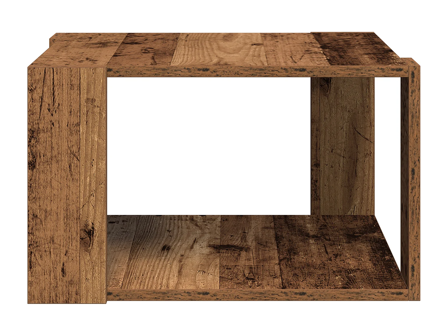 Table Basse Bois Ancien 51,5x51,5x30 cm Bois Aggloméré