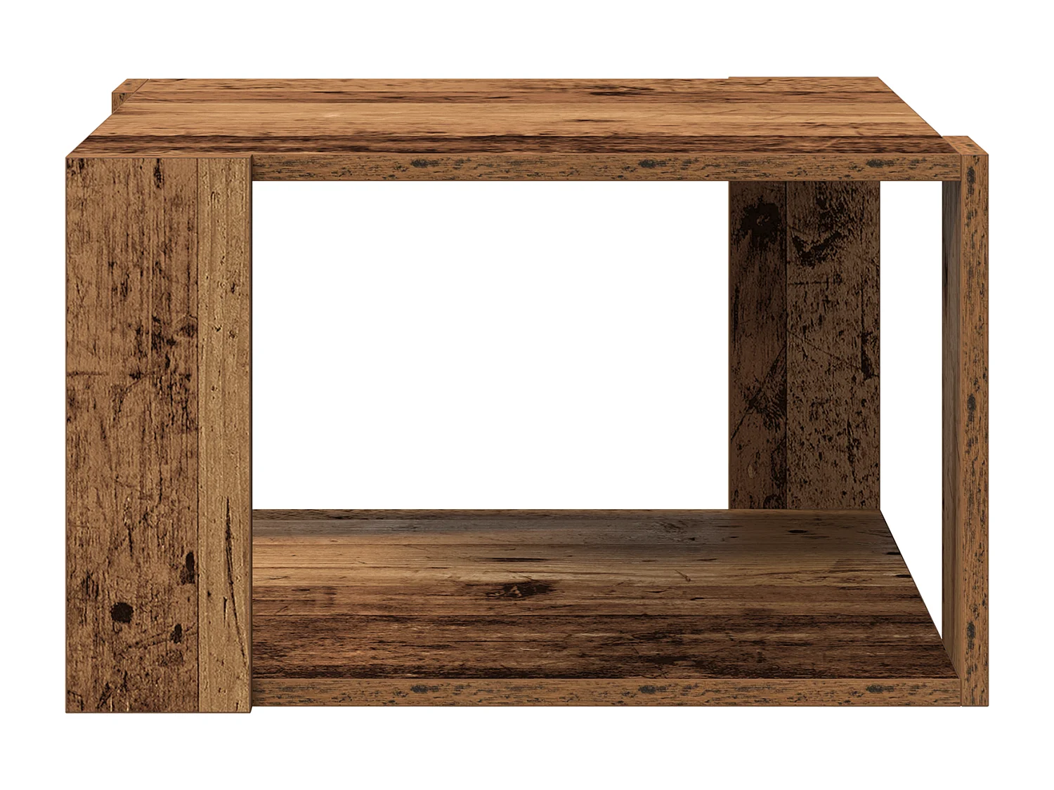 Table Basse Bois Ancien 51,5x51,5x30 cm Bois Aggloméré