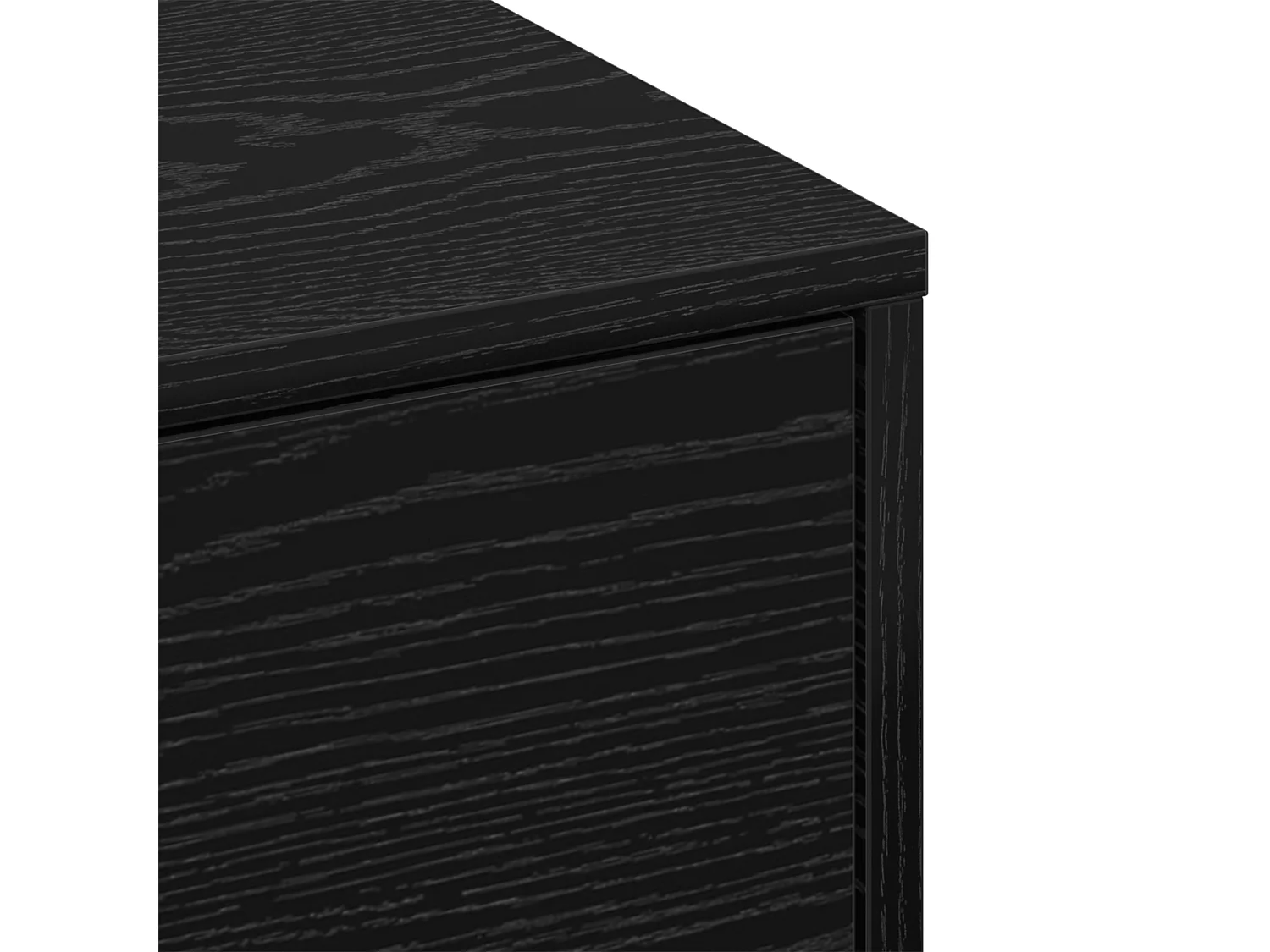 Table Basse Bois Noir Bois d'ingénierie 90 x 90 x 28 cm