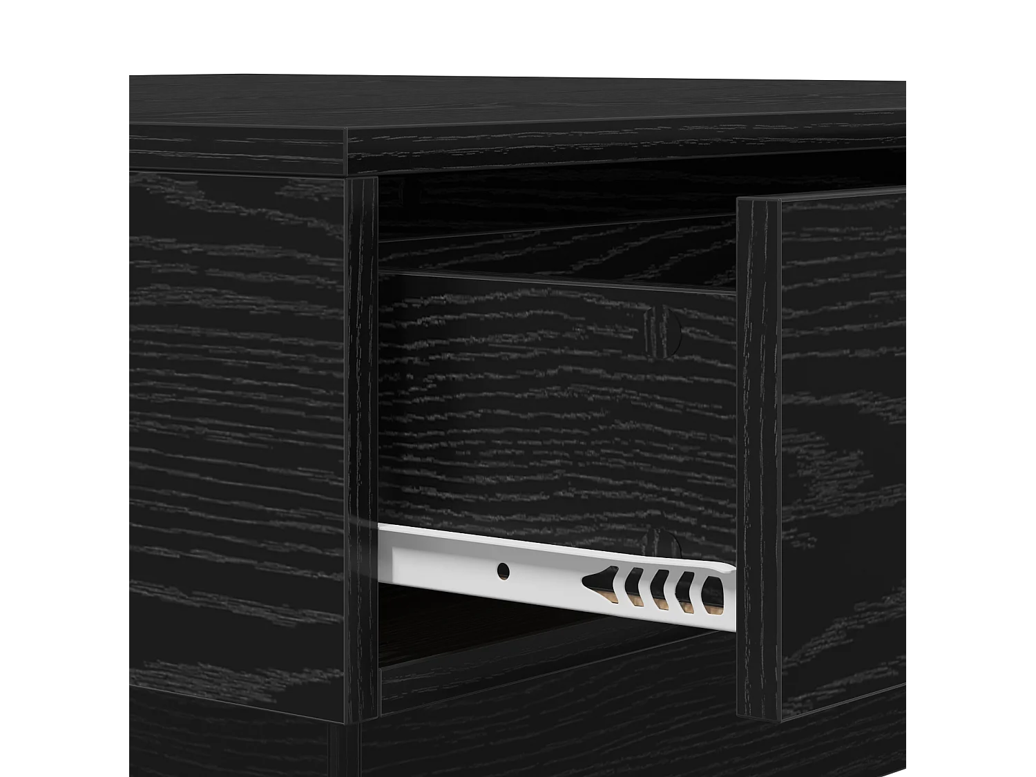 Table Basse Bois Noir Bois d'ingénierie 90 x 90 x 28 cm