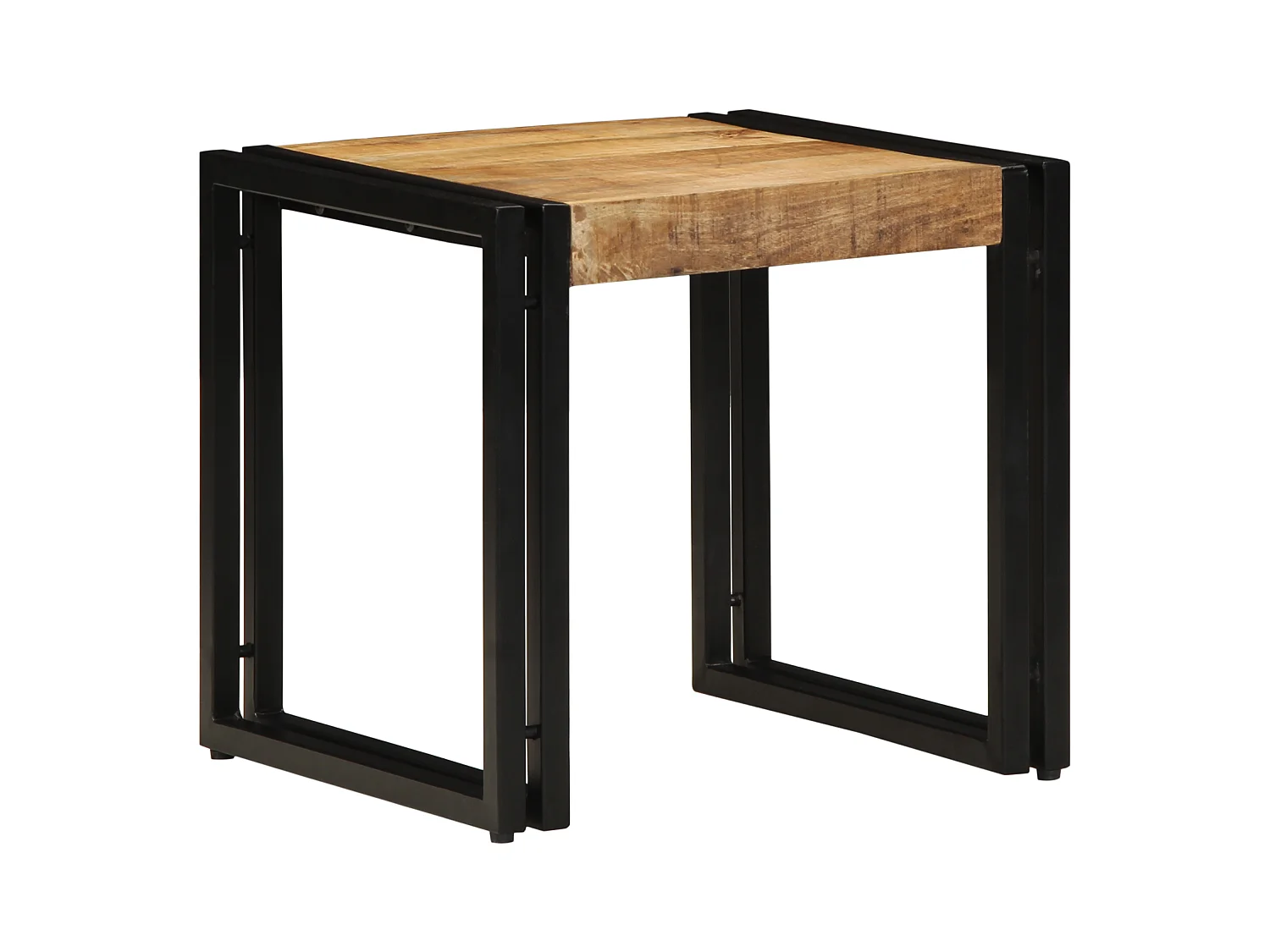 Table basse 40x50x38 cm en bois de manguier brut