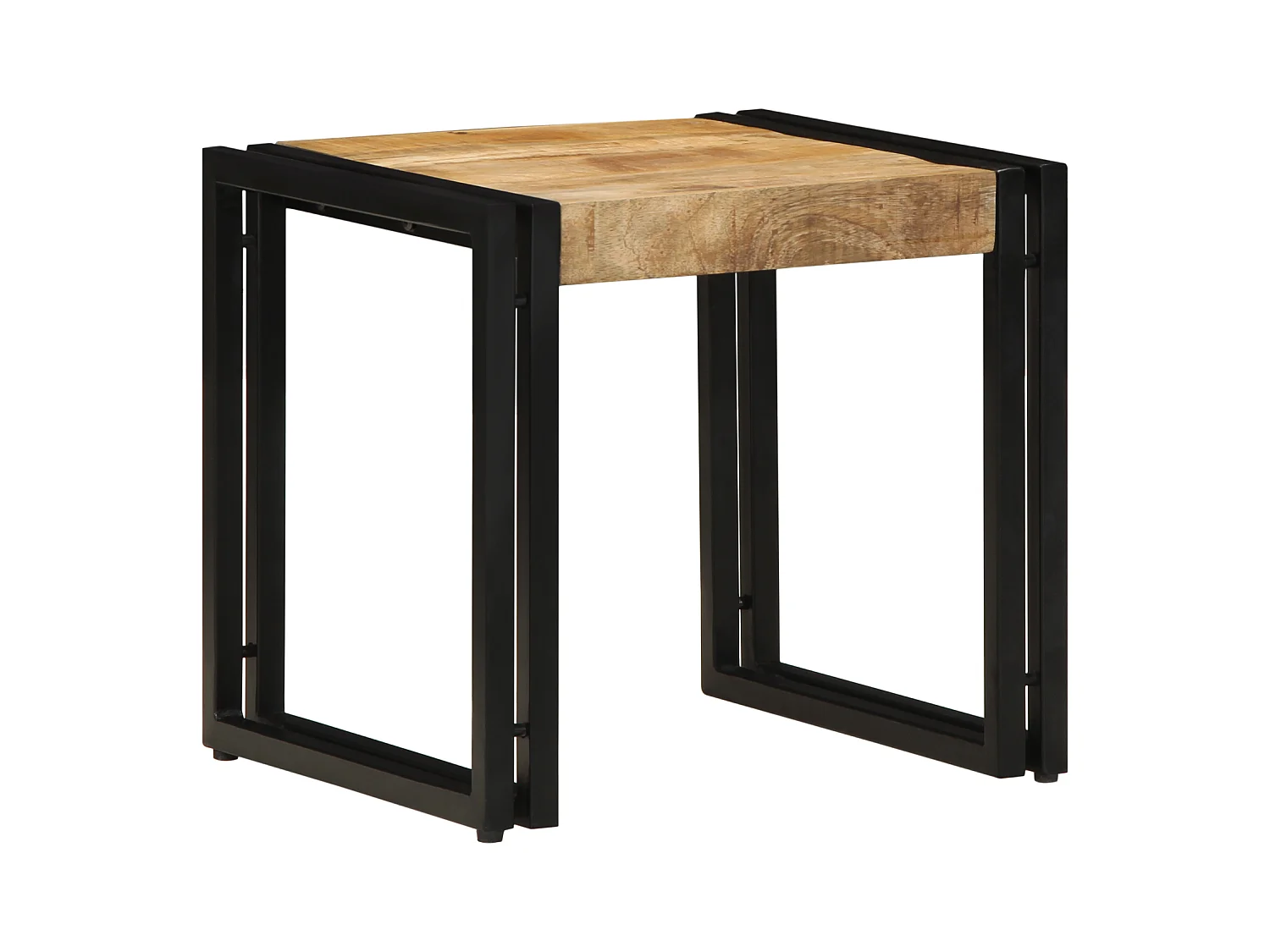 Table basse 40x50x38 cm en bois de manguier brut