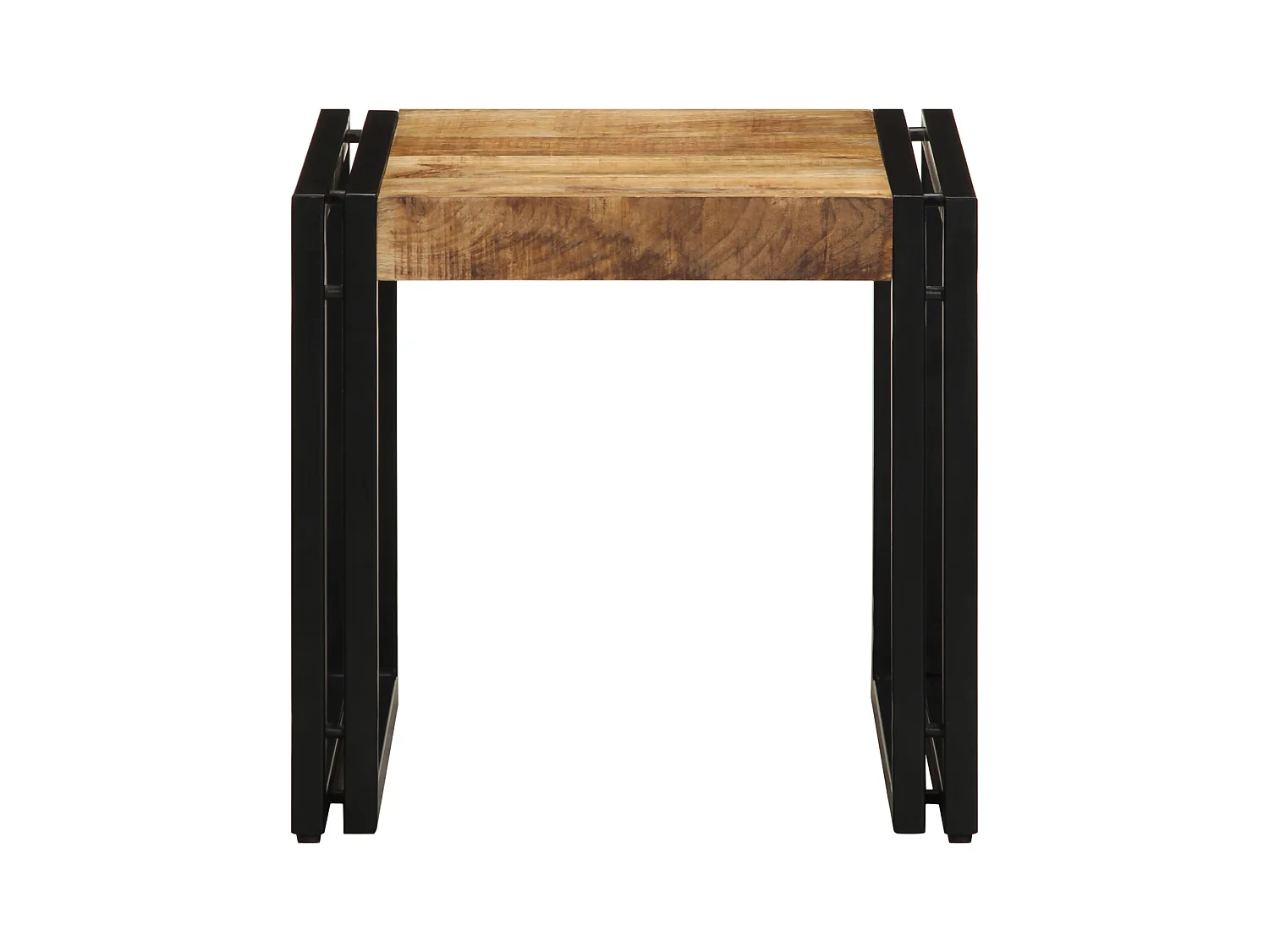 Table basse 40x50x38 cm en bois de manguier brut