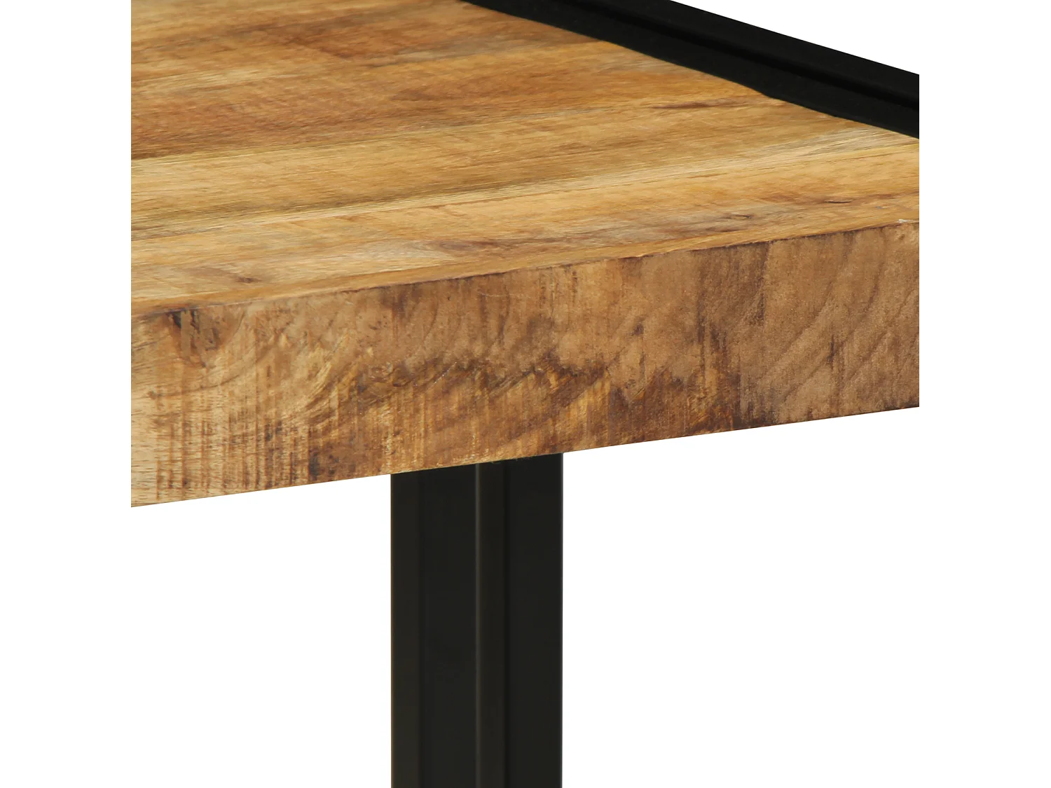 Table basse 40x50x38 cm en bois de manguier brut