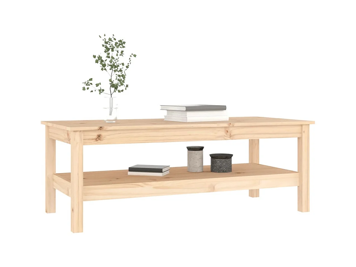 Table basse 110x50x40 cm Bois massif de pin
