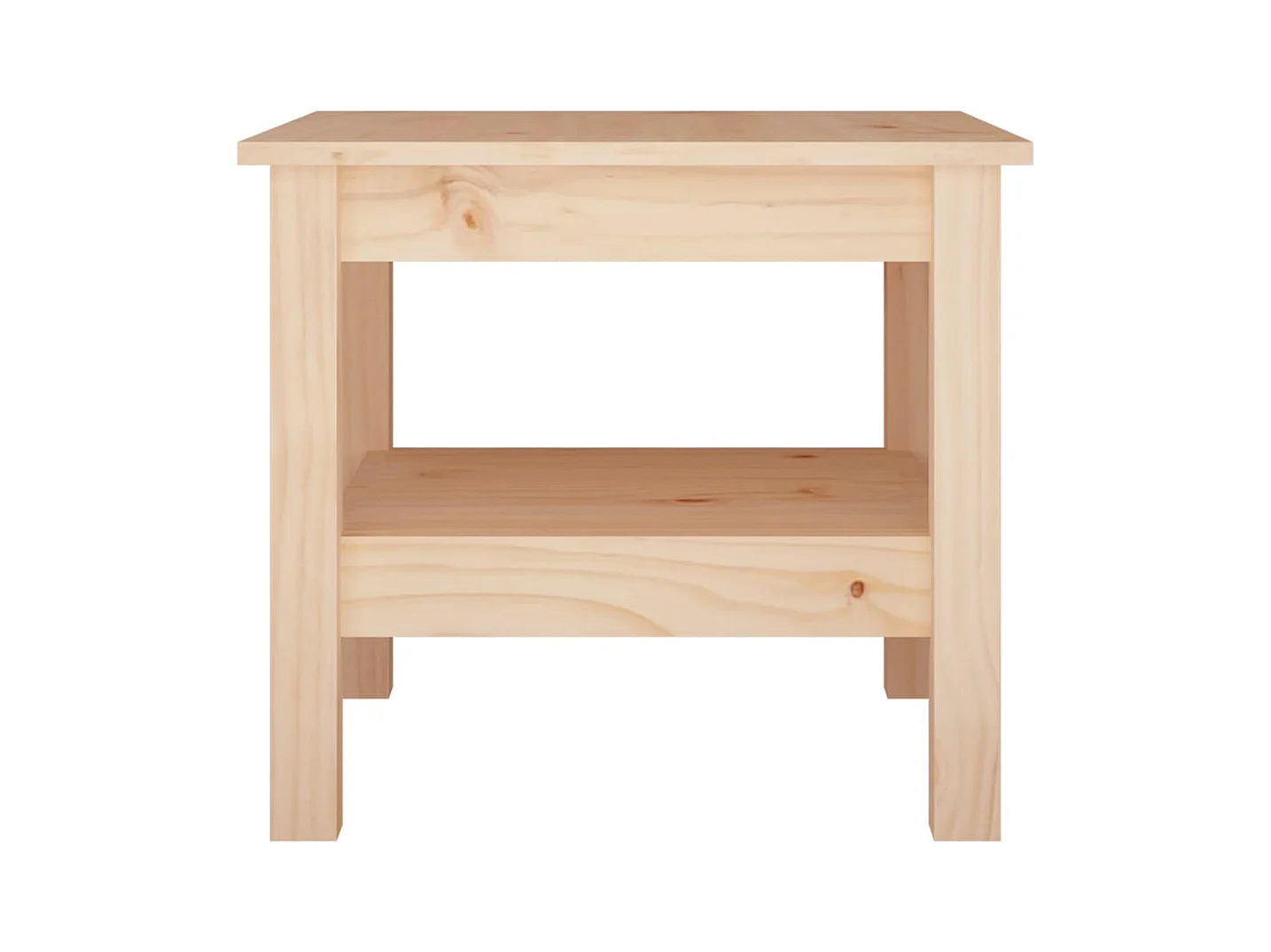 Table basse 45x45x40 cm Bois massif de pin