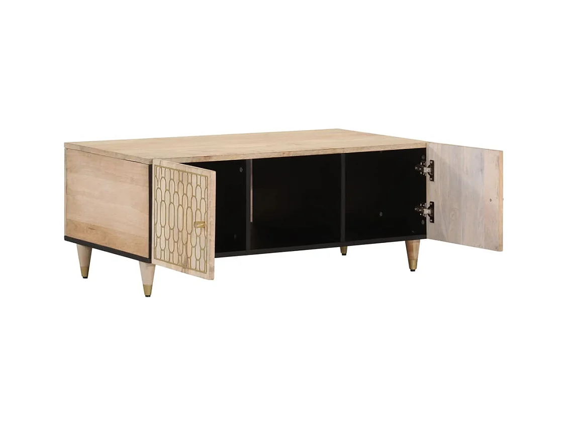 Table basse 100x54x40 cm bois de manguier massif
