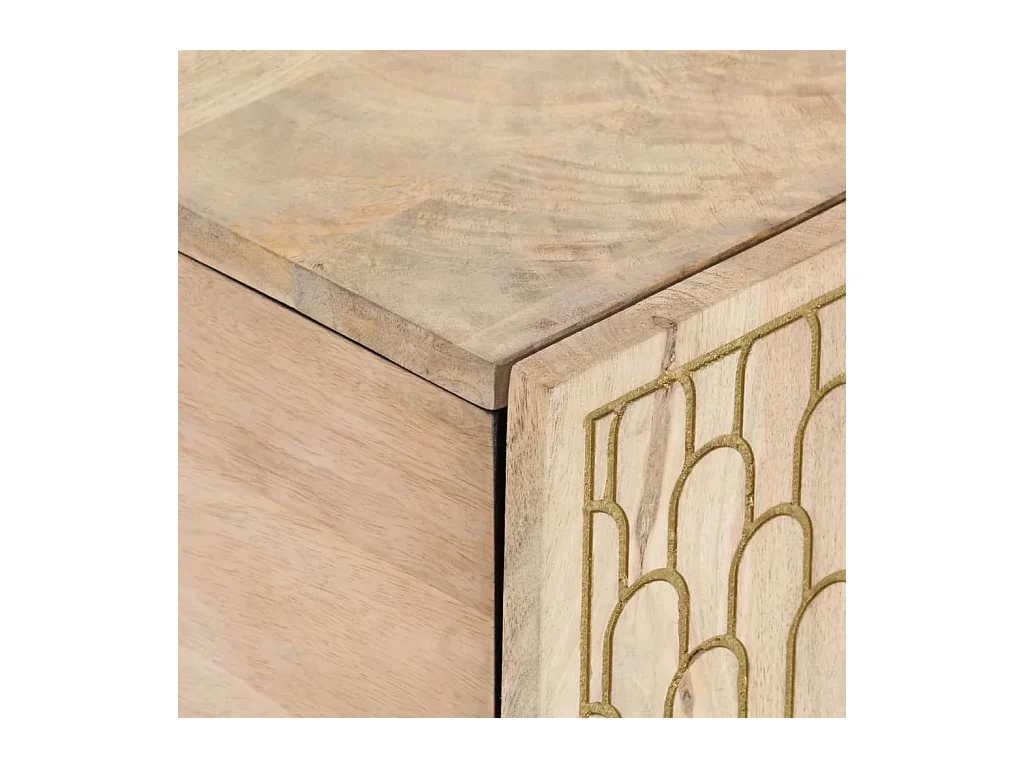 Table basse 100x54x40 cm bois de manguier massif