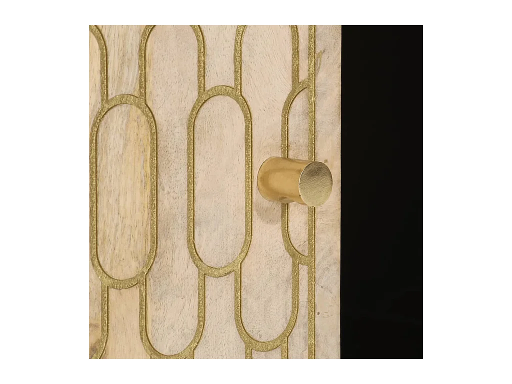 Table basse 100x54x40 cm bois de manguier massif