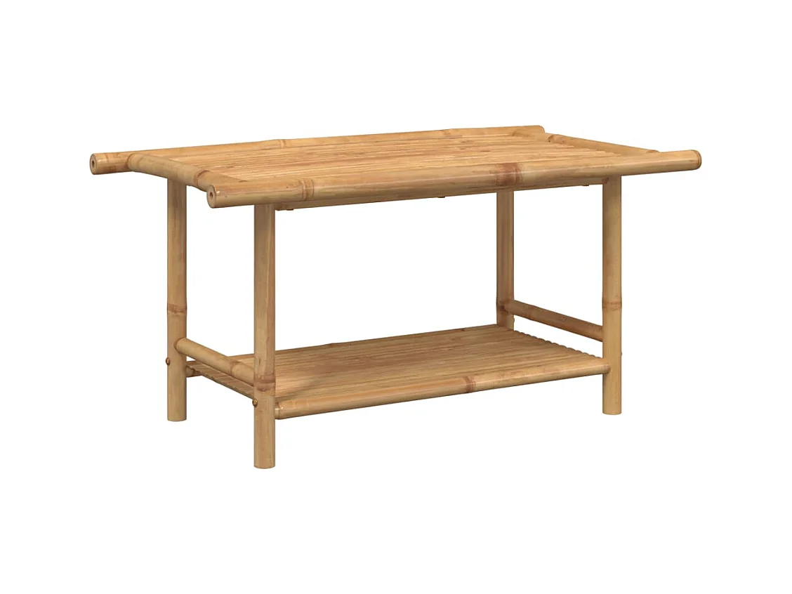 Table basse 90x50x45 cm bambou