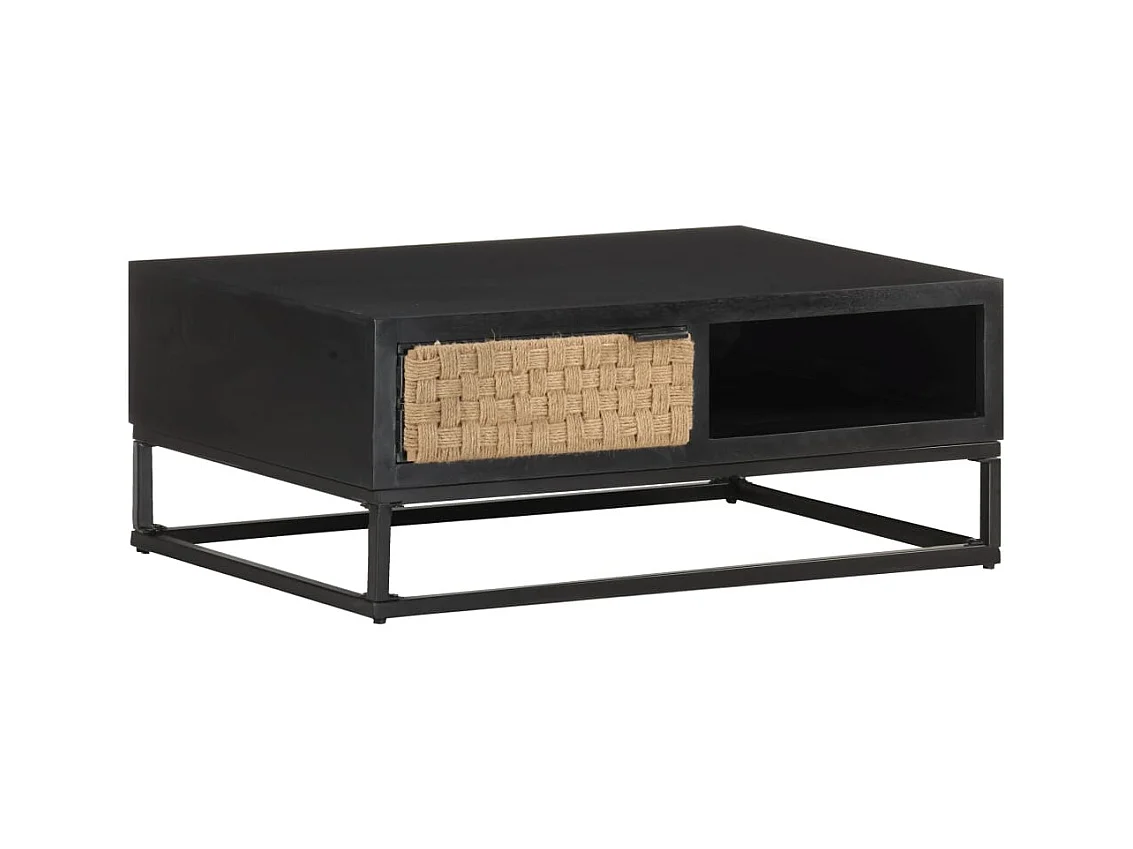 Table basse 90x60x35 cm Bois de manguier massif