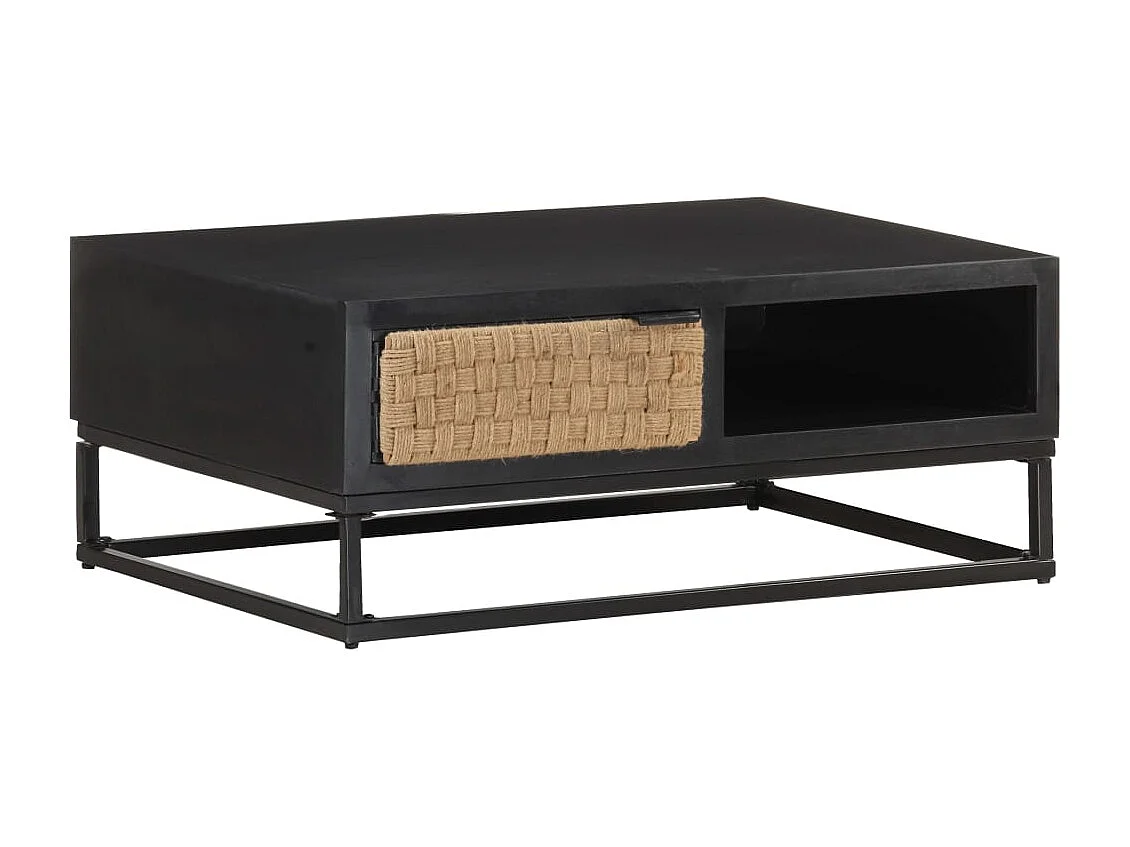 Table basse 90x60x35 cm Bois de manguier massif