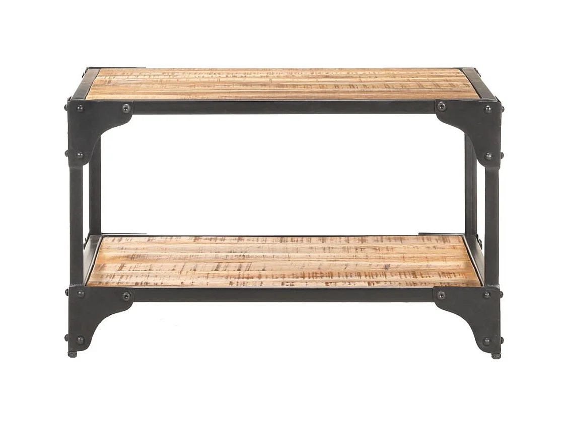 Table basse 60x60x35 cm Bois de manguier massif