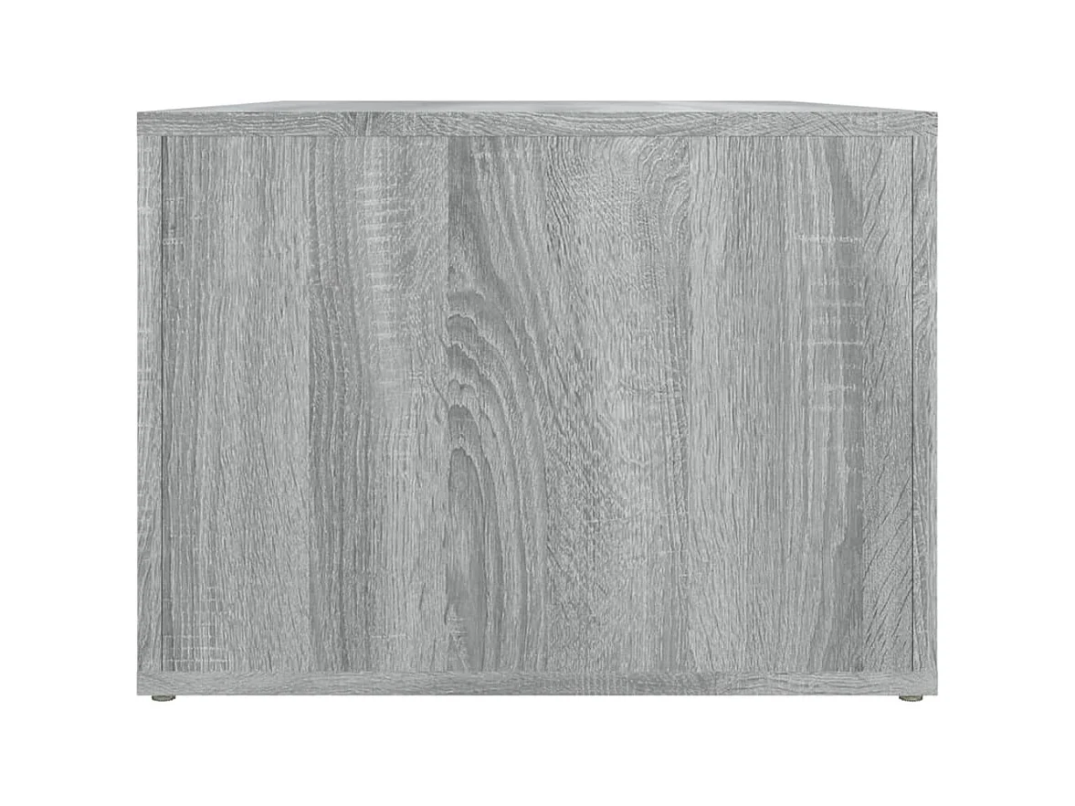 Table basse Sonoma gris 80x50x36 cm Bois d'ingénierie